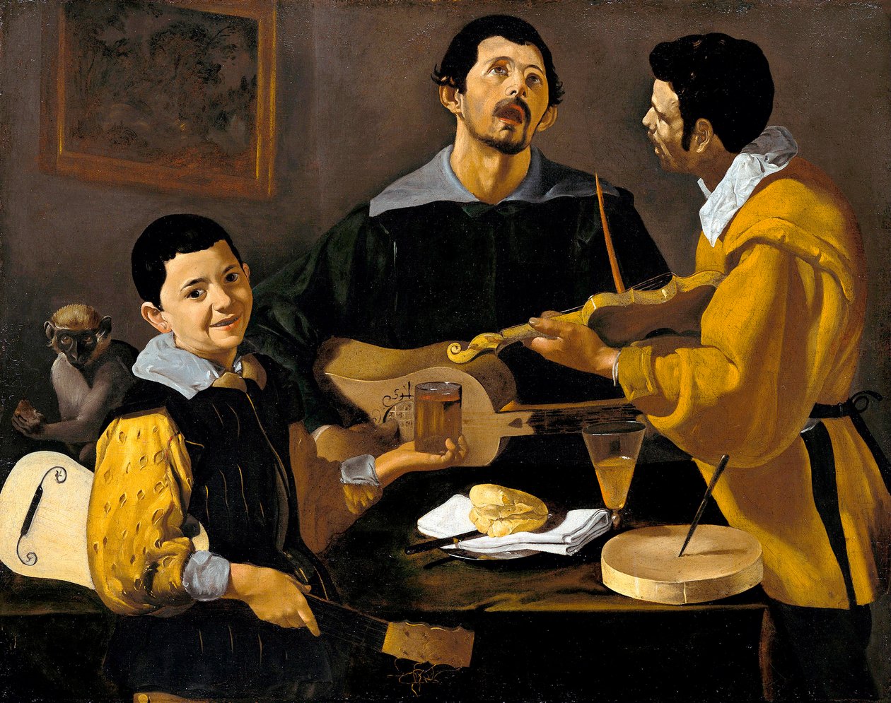 Üç Müzisyen, yaklaşık 1616 by Diego Velázquez