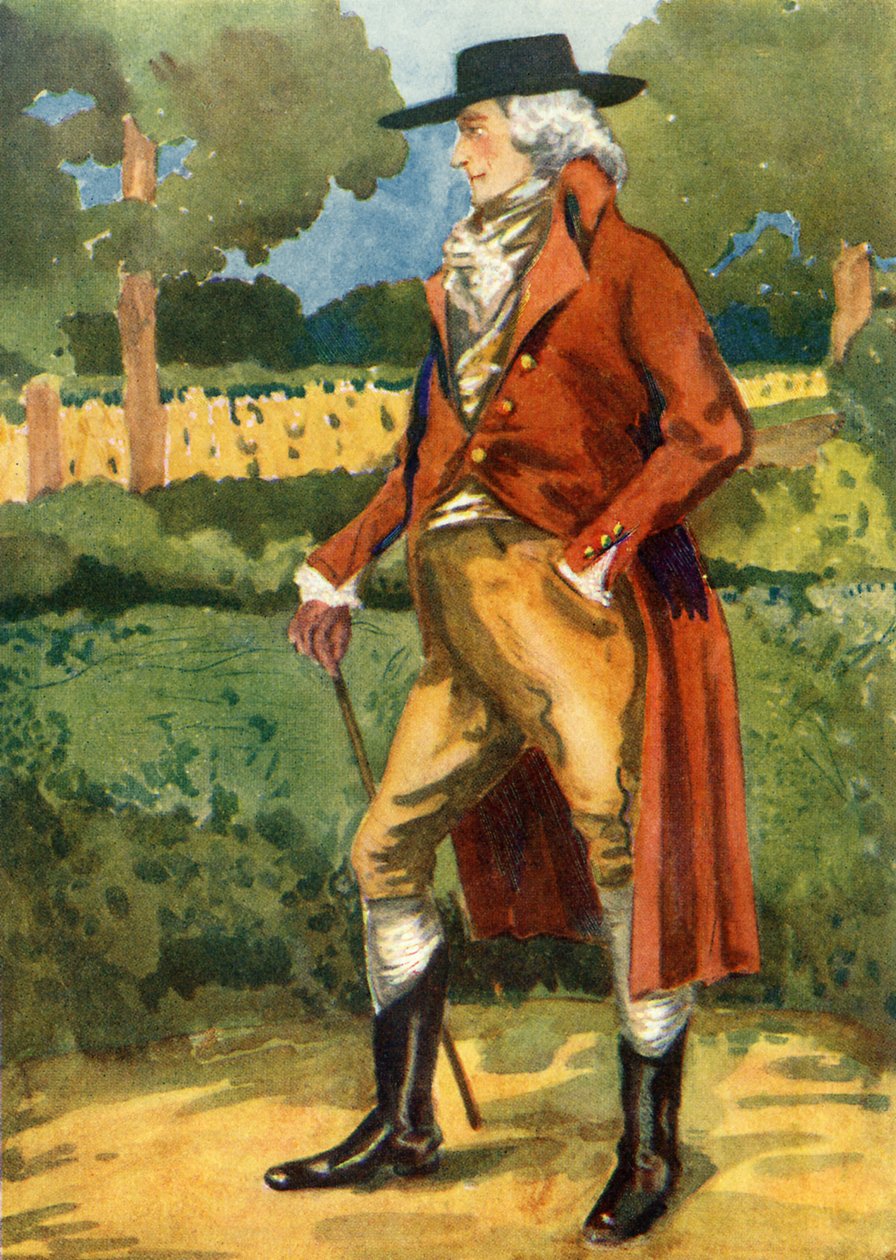 Man s costume in reign of George III (1760-1820) by Dion Clayton Calthrop