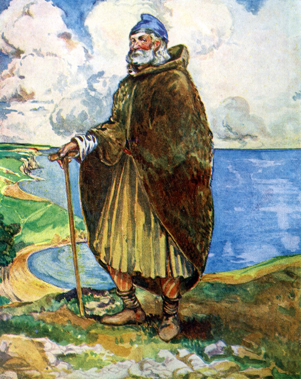 Man s costume in reign of Stephen (1135 -1154) by Dion Clayton Calthrop