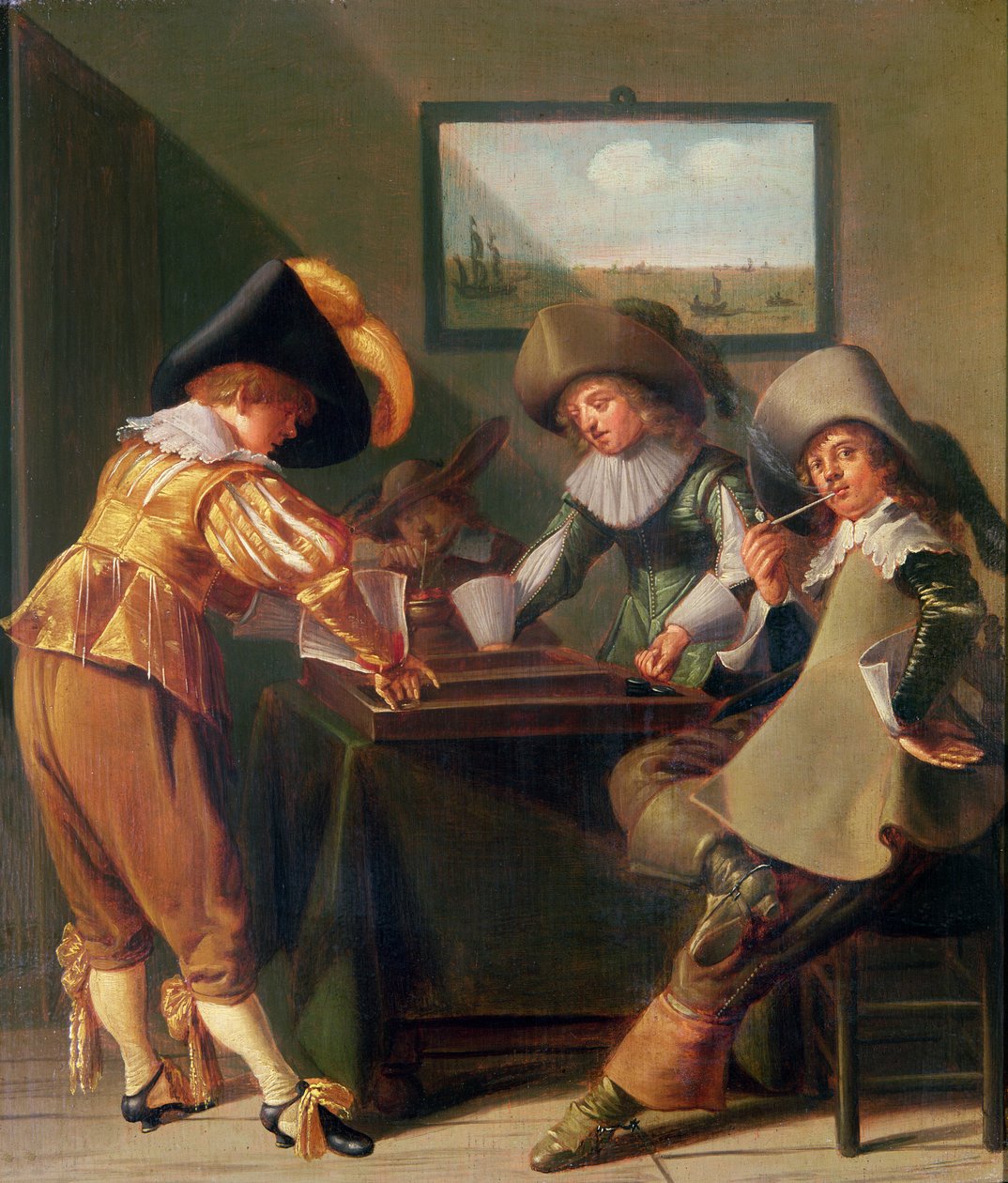 Tavla Oyuncuları, 17. yüzyıl by Dirck Hals