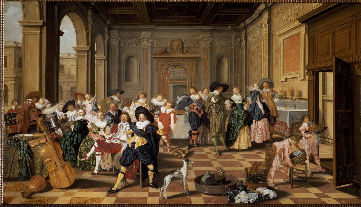 Soyluların kabulü (Resim by Dirck Hals