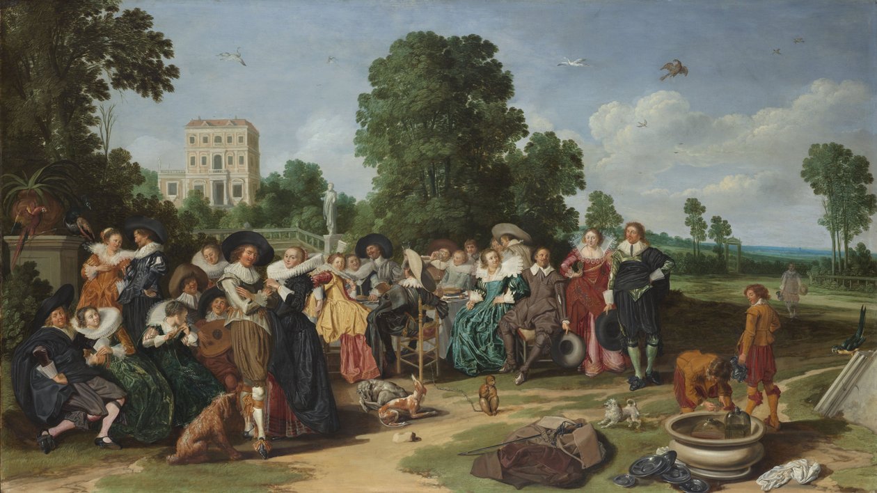 şenlik şampeti by Dirck Hals