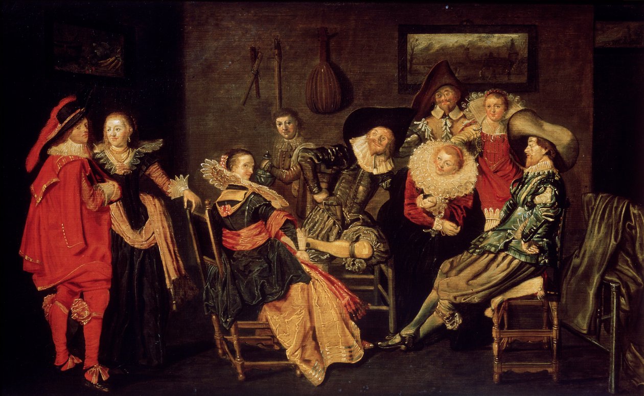 Neşeli Şirket, 17. yüzyıl by Dirck Hals