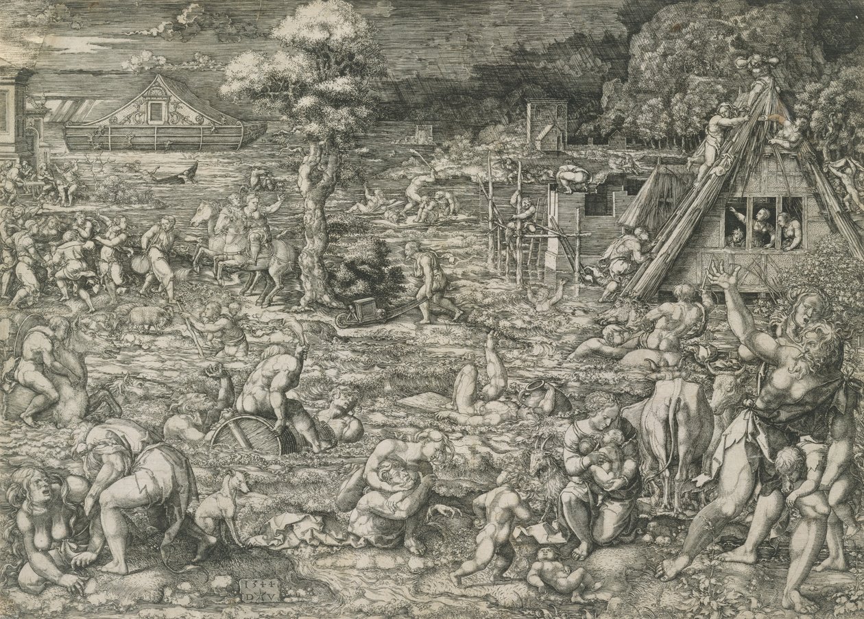 Tufan, 1544. by Dirck Vellert
