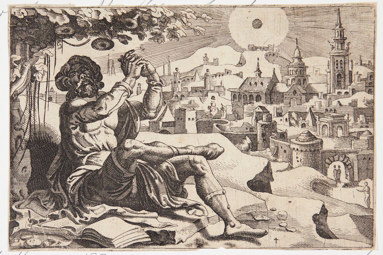 Jonah'ın hikayesi by Dirck Volckertsz. Coornhert