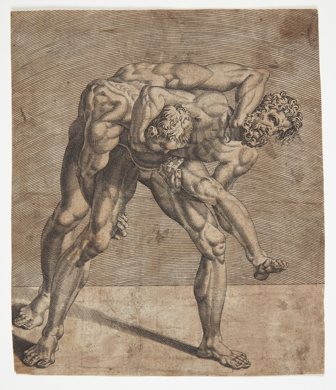güreşçilere by Dirck Volckertsz. Coornhert