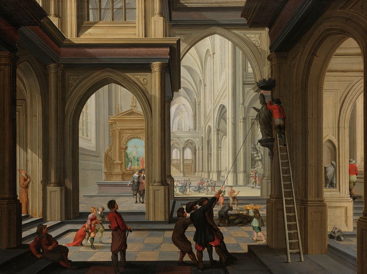 Bir Kilisede İkonoklazm by Dirck van Delen