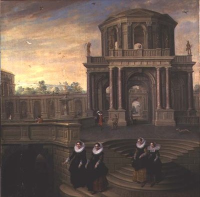 Kadın inen adımlar by Dirck van Delen