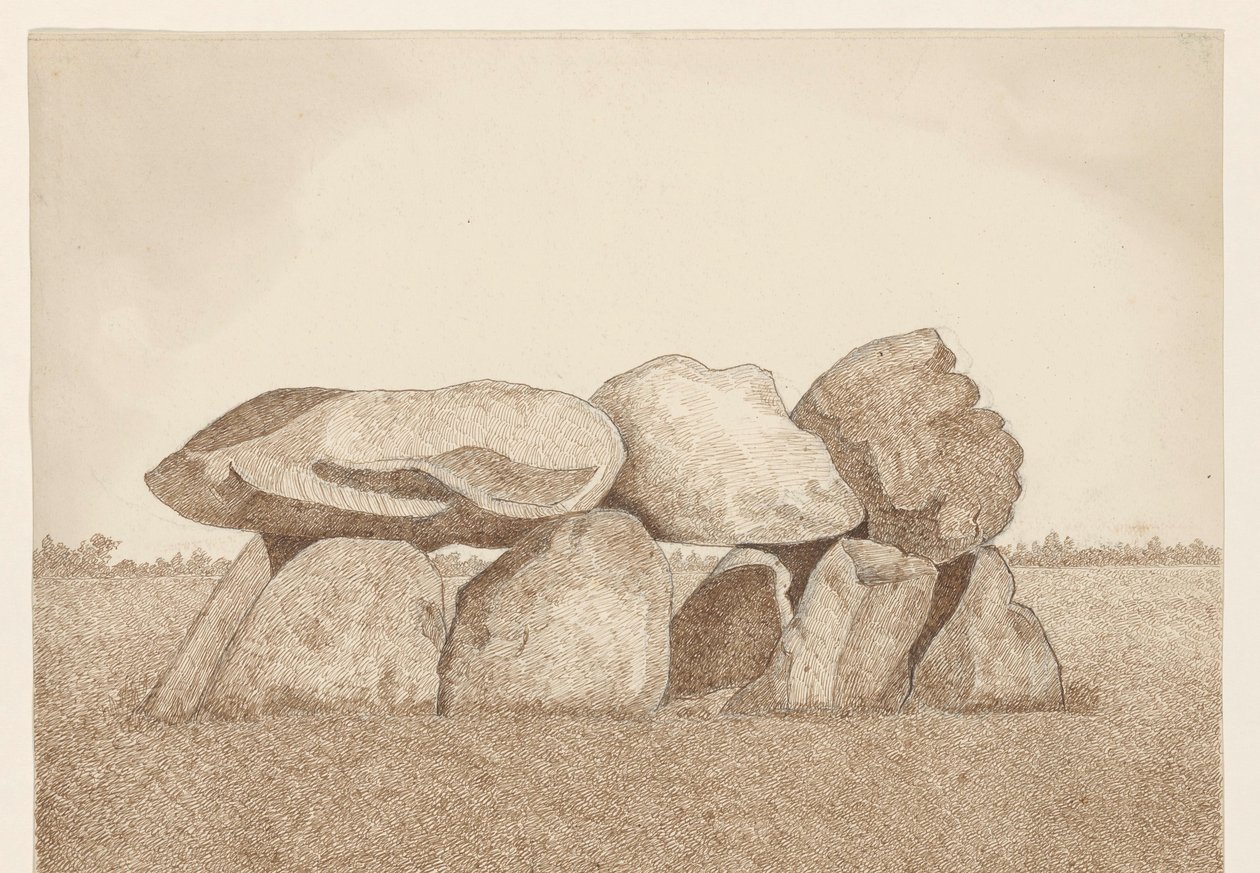 Tynaarlo yakınlarındaki Dolmenler by Dirk Arnoldus Tavenraat