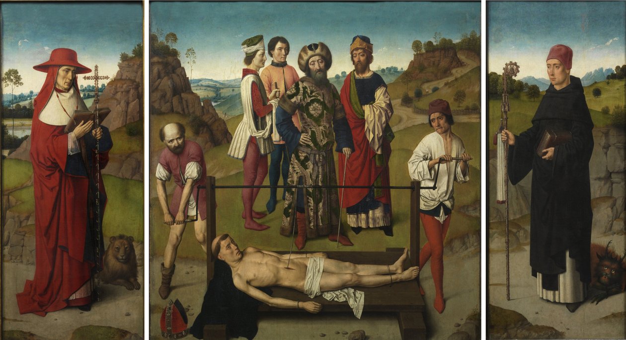 Aziz Erasmus Triptik Şehitliği, 1458 by Dirk Bouts