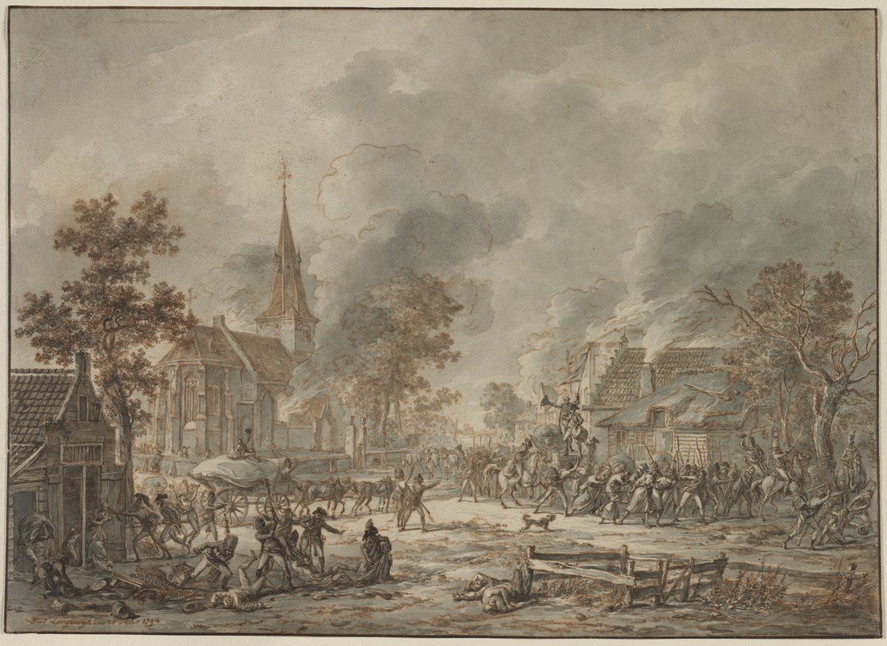 Yağmacı Askerler, 1794. by Dirk Langendyk