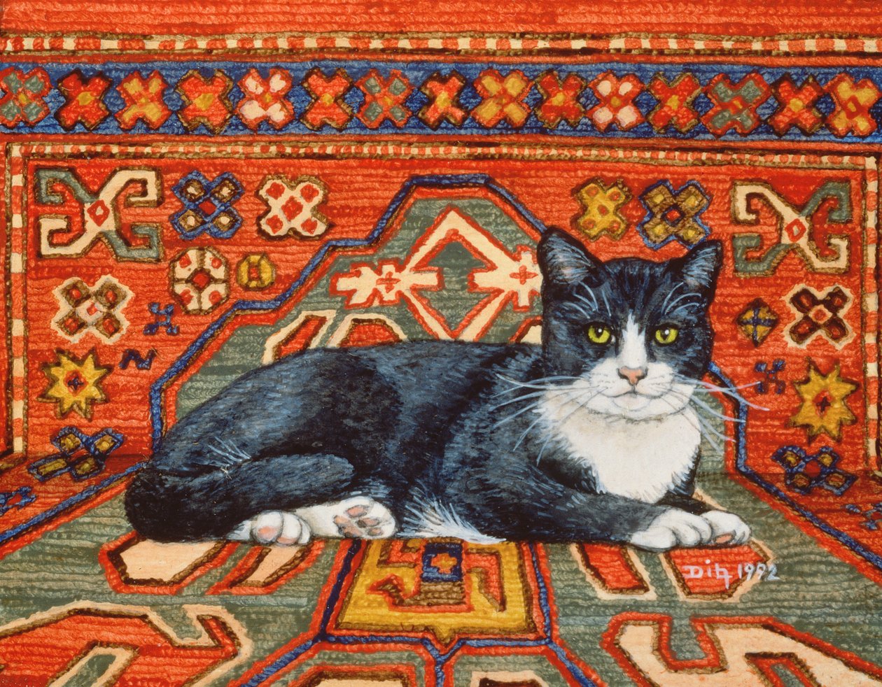 İkinci Halı-Kedi-Yaması, 1992 by Ditz