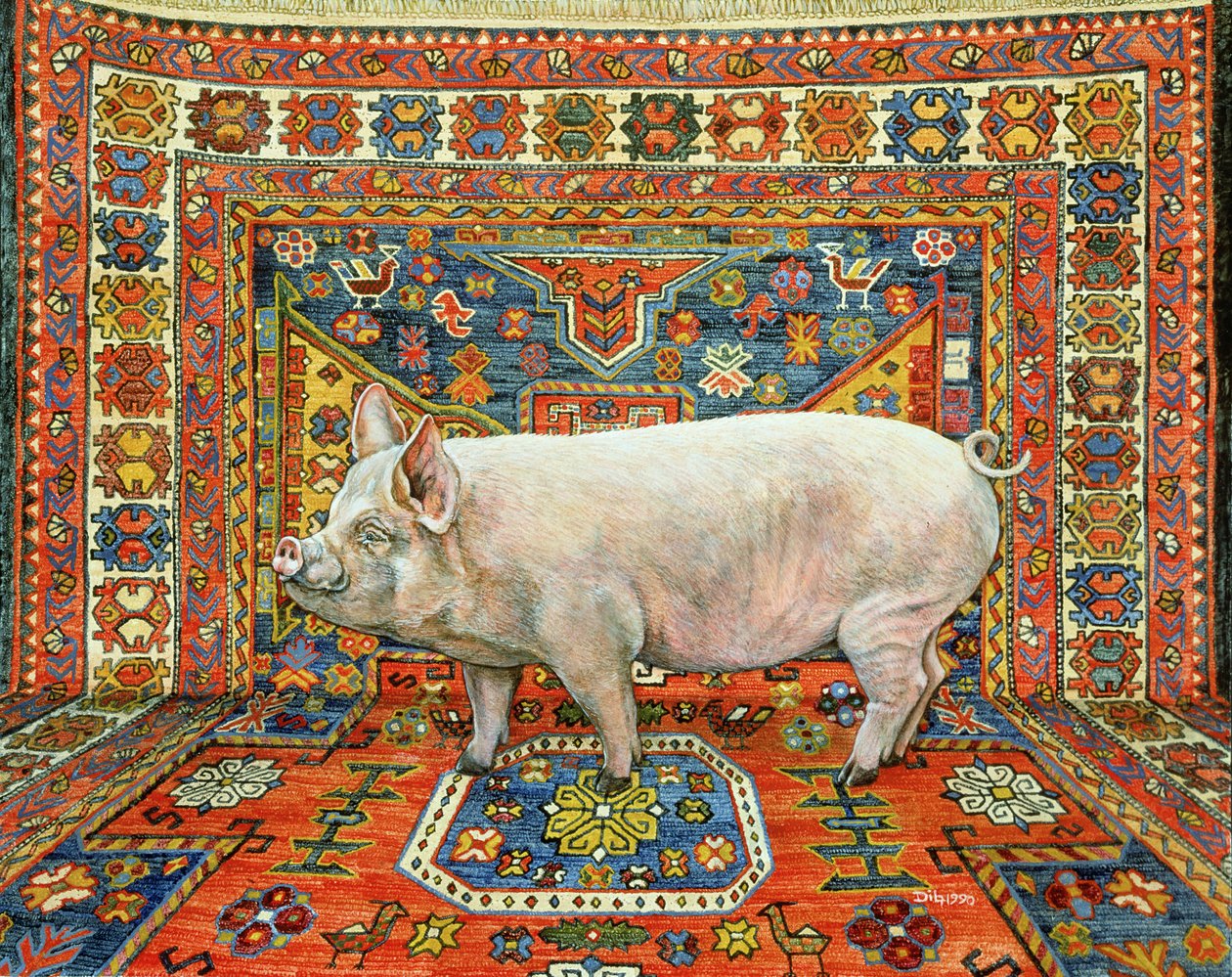 Singleton Halı Domuzu by Ditz
