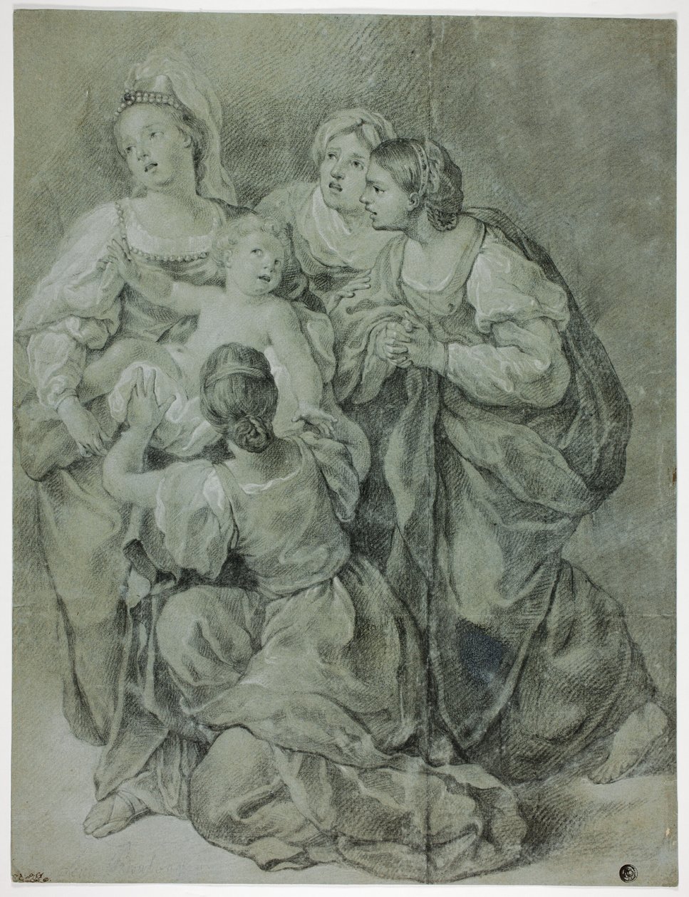 Dörtlü Kadın ve Çocuk Grubu by Domenichino