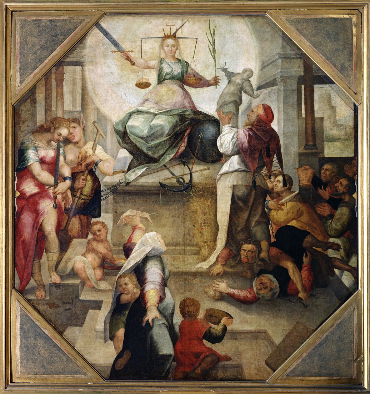 Adalet by Domenico di Pace Beccafumi  