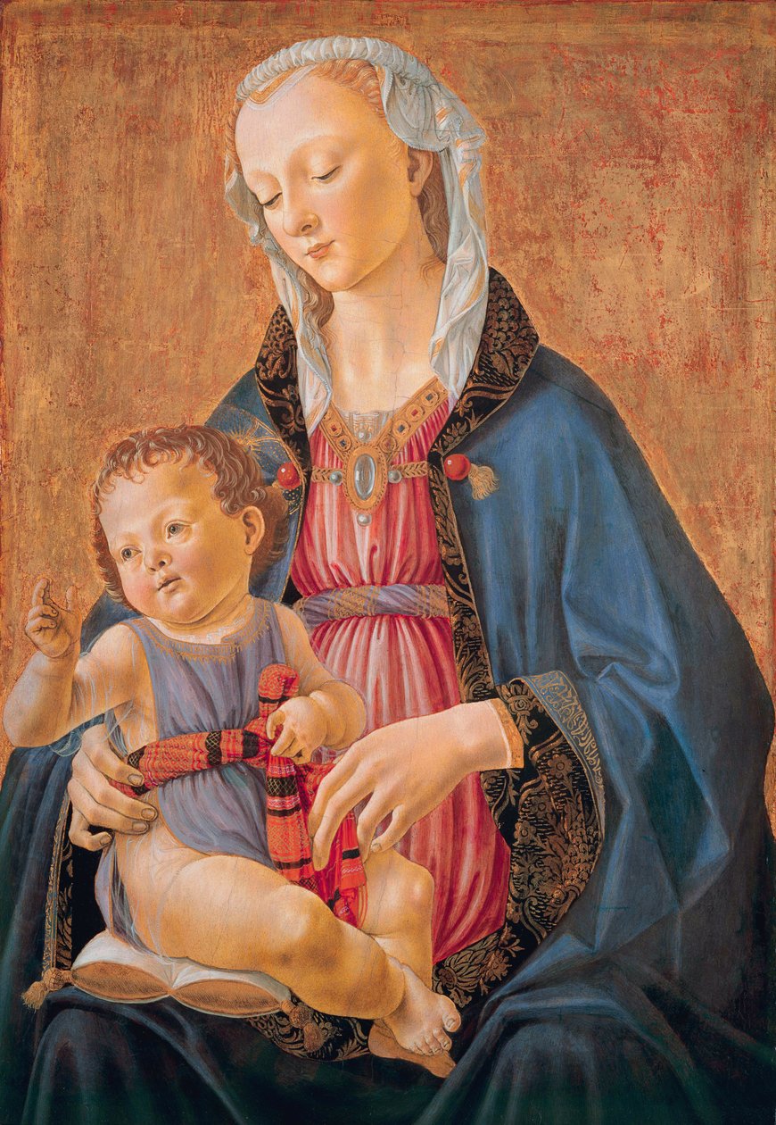 Ghirlandaio, Madonna ve Çocuk, by Domenico Ghirlandaio