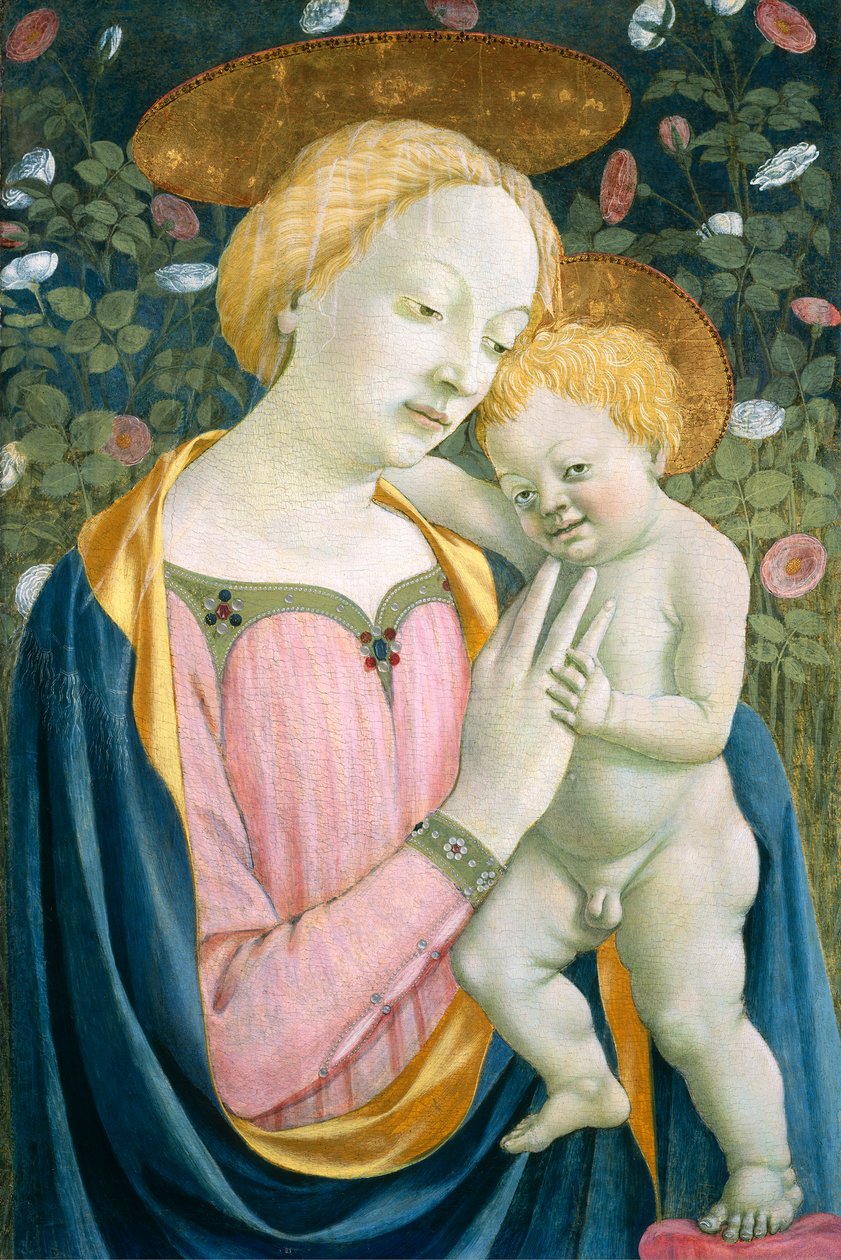 Madonna ve Çocuk, c.14451450 (panelde tempera) by Domenico Veneziano