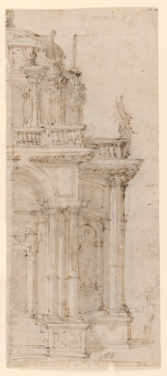Katafalk için Tasarım by Domenico Antonio Vaccaro