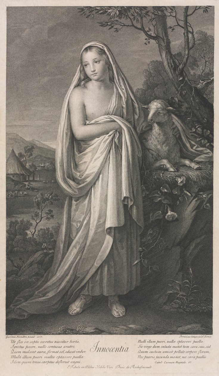 Masumiyet, 1766. by Domenico Cunego