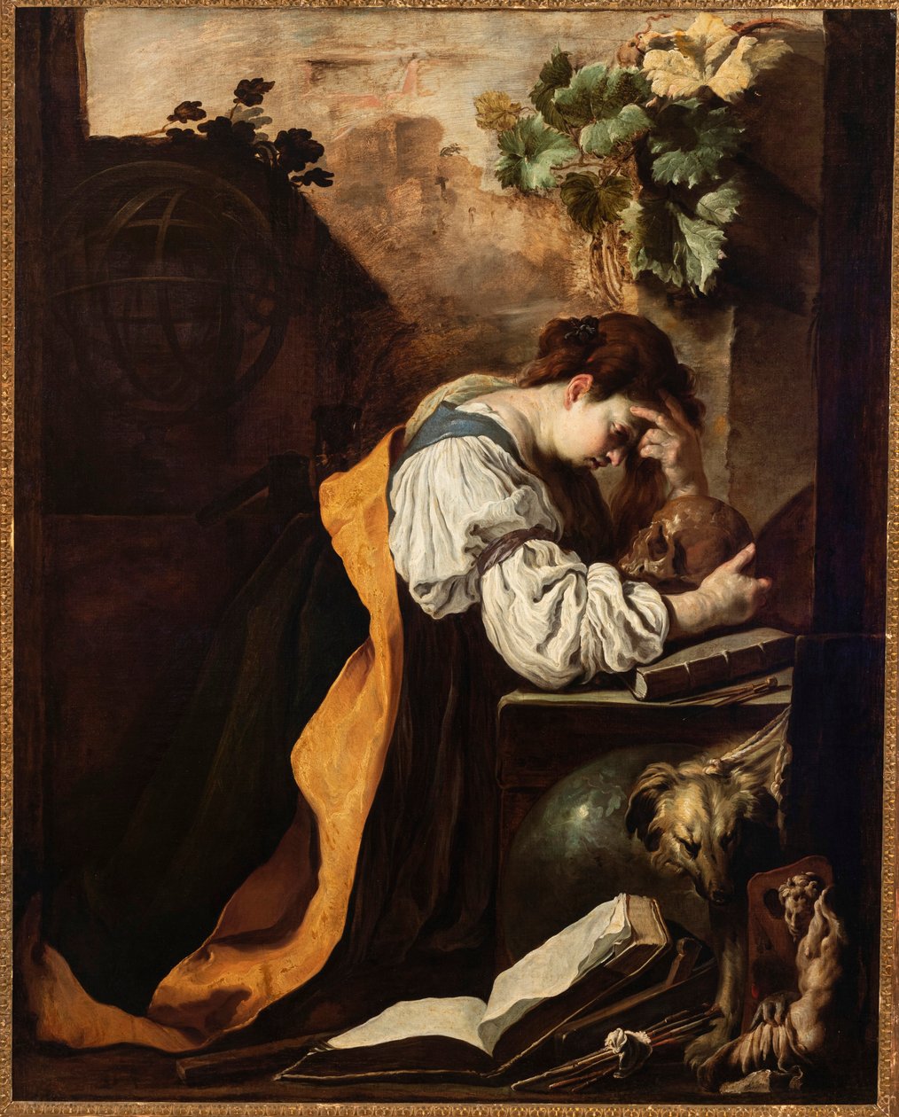 Meditasyon Malinconia, c. 1618. by Domenico Fetti