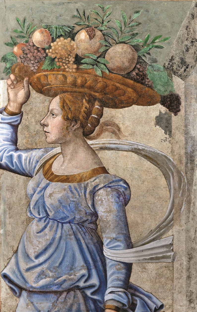 Canephora Sepet taşıyıcısı, 15. yüzyıl sonu.. by Domenico, Ghirlandaio