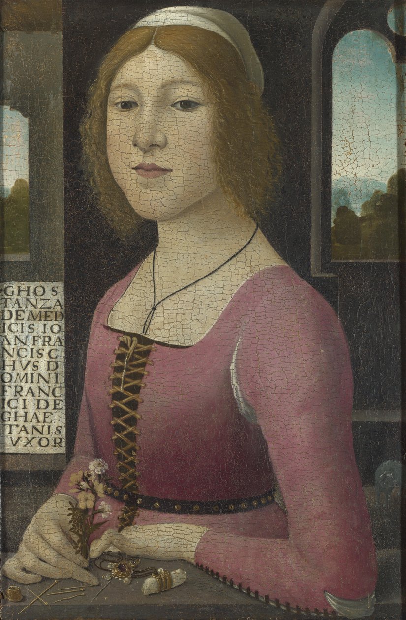 Costanza Caetani, yaklaşık 1485 by Domenico, Ghirlandaio