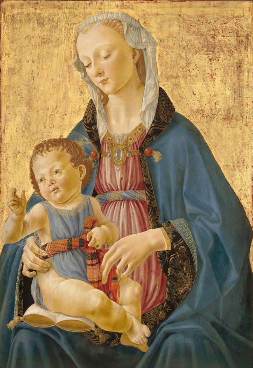madonna ve çocuk by Domenico Ghirlandaio