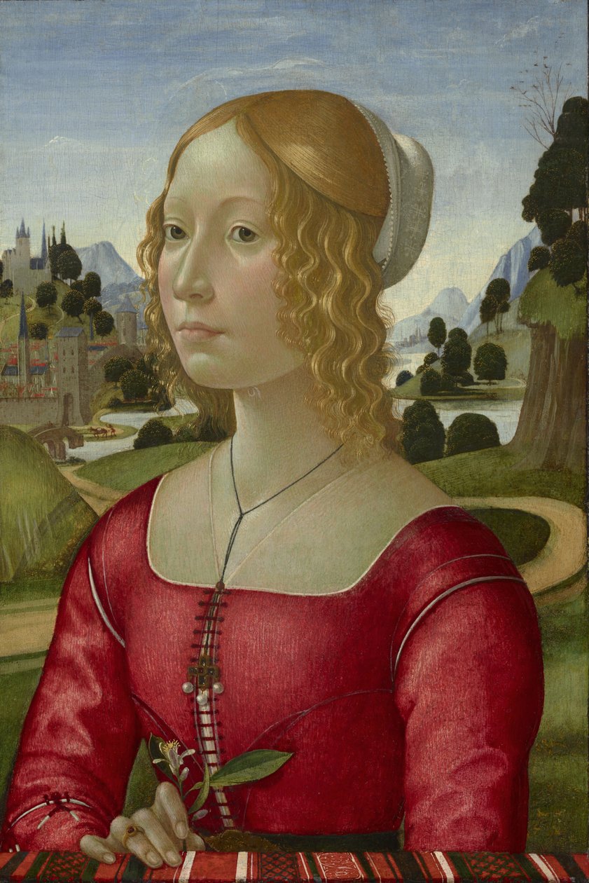 Bir Hanımefendinin Portresi, c.1490 by Domenico Ghirlandaio
