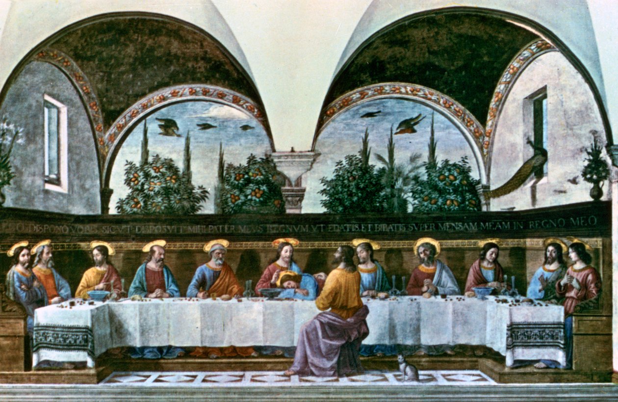 Son Akşam Yemeği, 1480. by Domenico Ghirlandaio