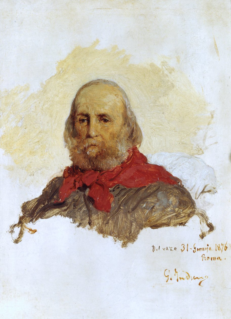 Garibaldi'nin Portresi, 1876 by Domenico Induno