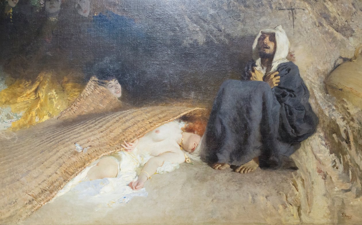 Aziz Anthony'nin Günahaları by Domenico Morelli