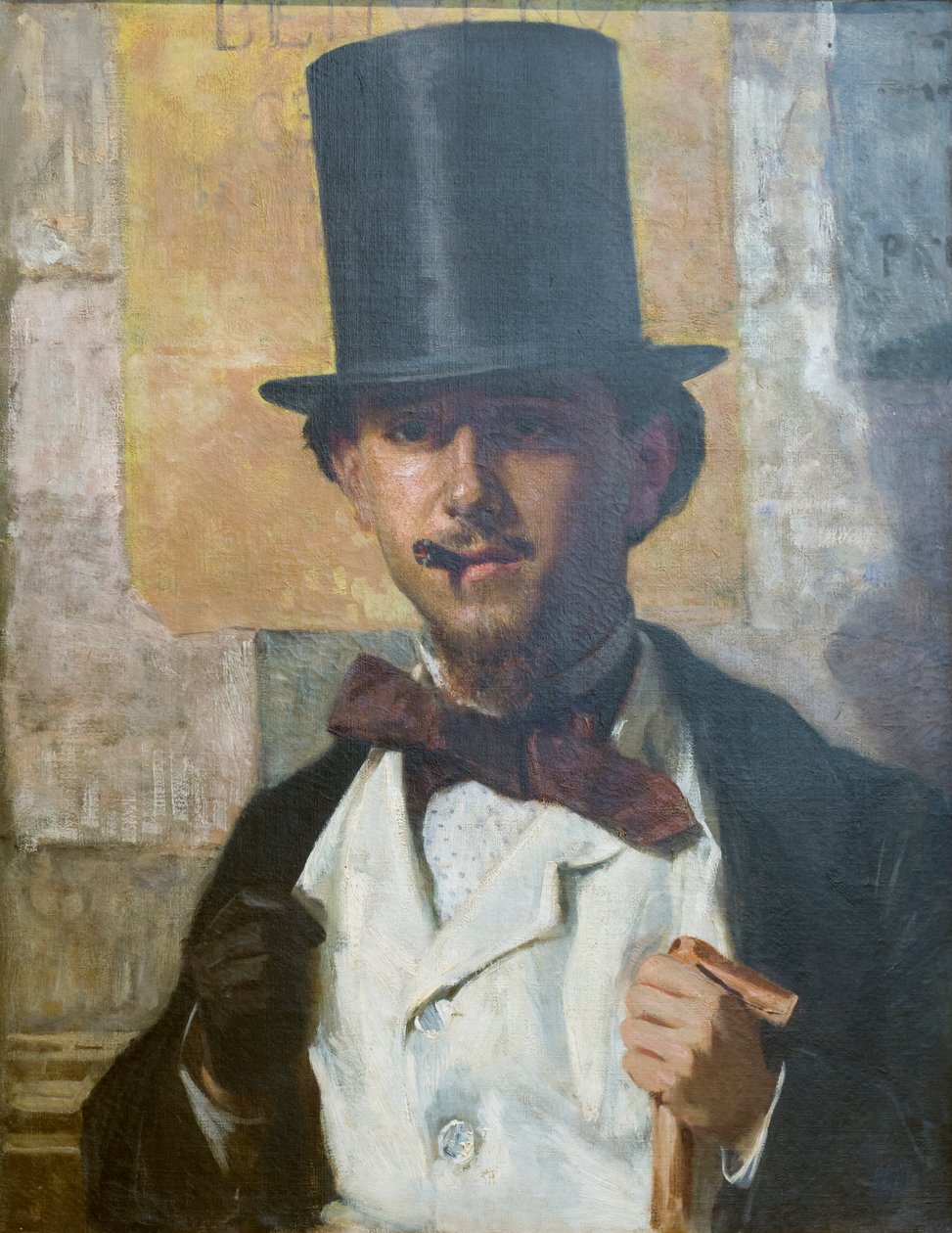Bernardo Celentano'nun portresi by Domenico Morelli