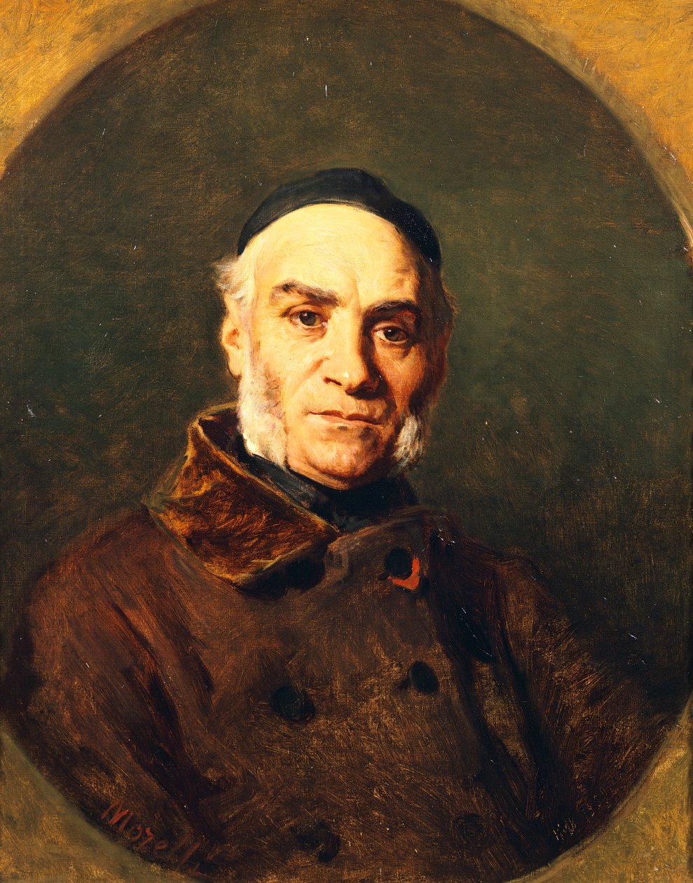 Dev Sümbül Portresi by Domenico Morelli