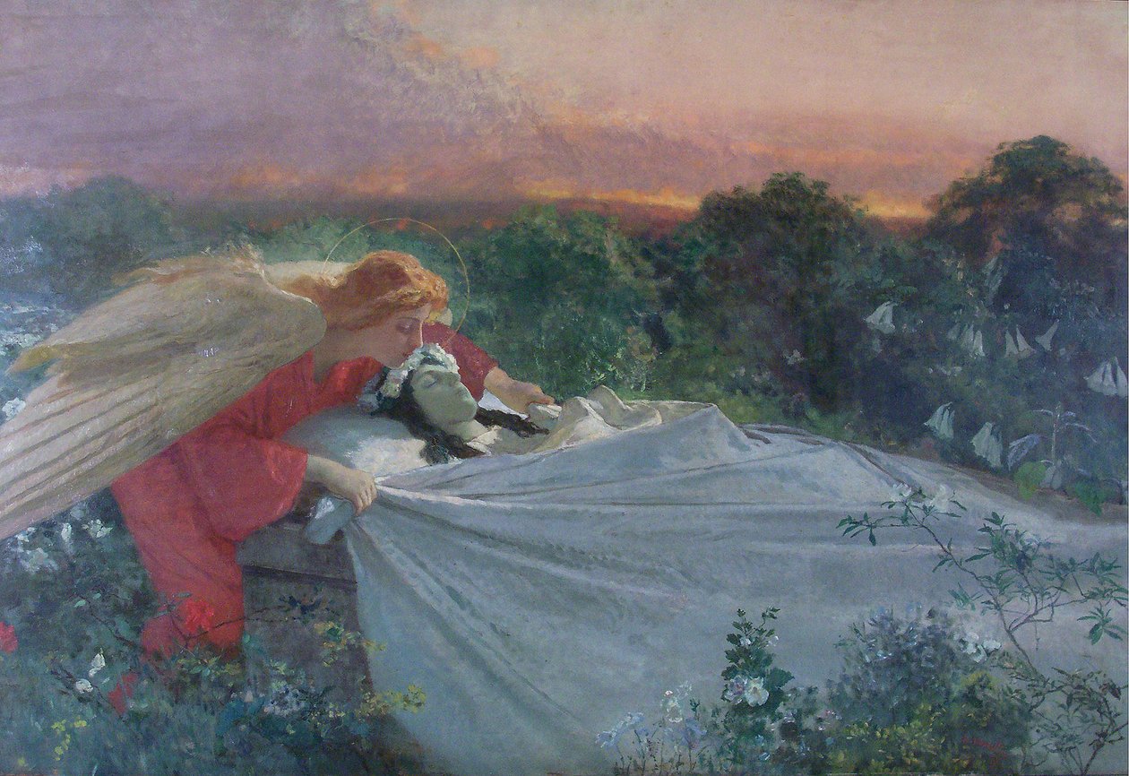 Ölüm meleği by Domenico Morelli