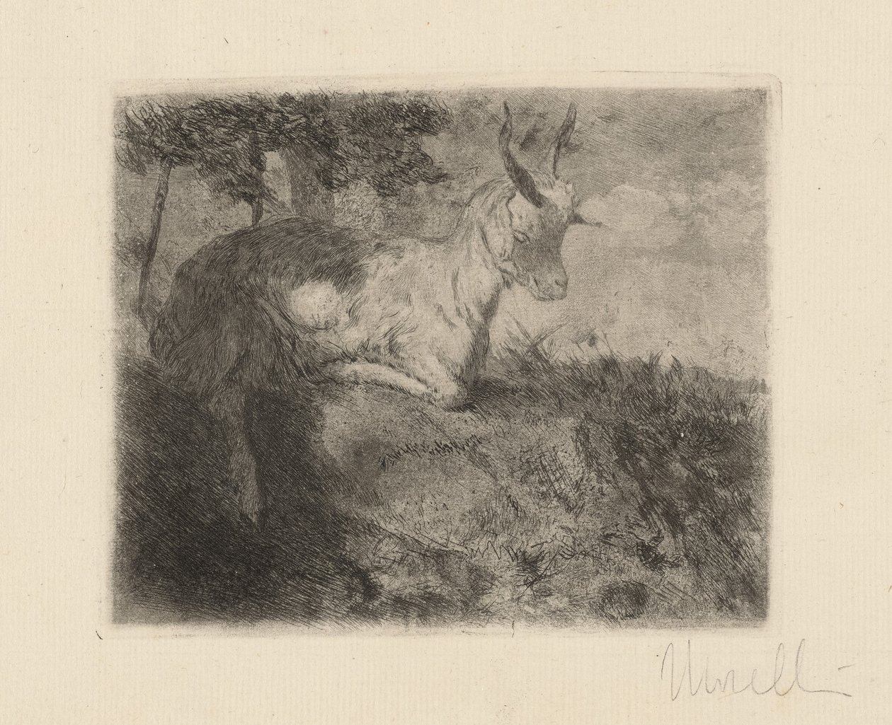 Küçük Keçi (La capretta) by Domenico Morelli