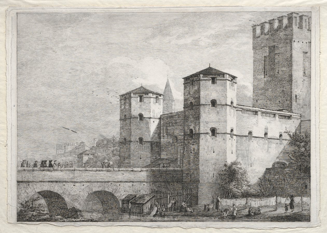 Münih-Hohenschwangau, Bavyera. by Domenico Quaglio