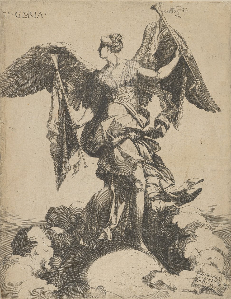 Şöhret, 1540-50. by Domenico del Barbiere
