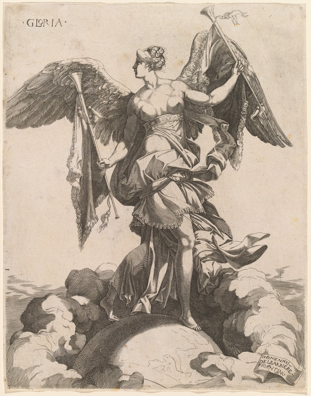 Gloria, 15401545. by Domenico del Barbiere