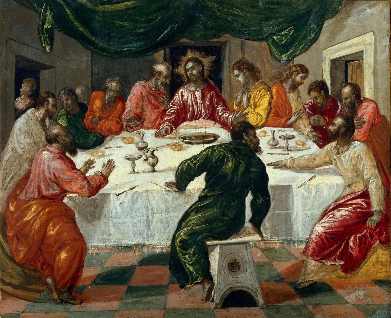 Son Akşam Yemeği, 1568. by Dominico El Greco