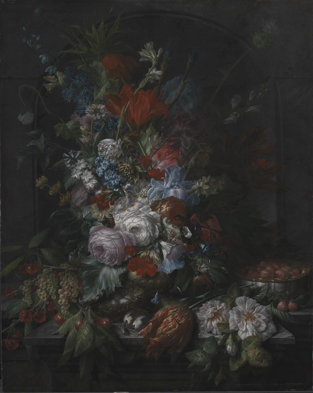 Çiçekler by Dominicus Gottfried Waerdigh