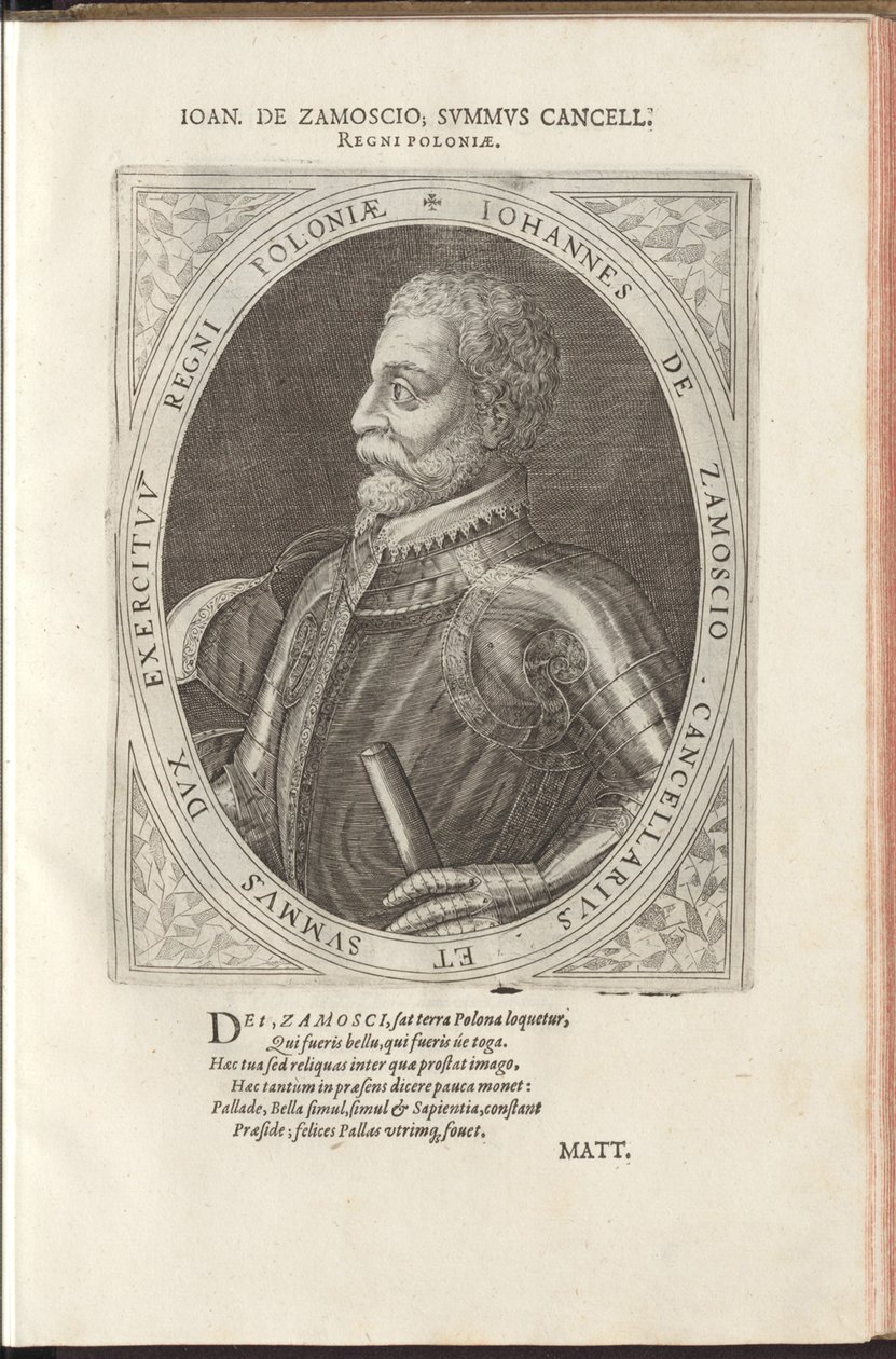Hetman Jan Zamoyski 1542-1605 by Dominicus or Custodis Custos