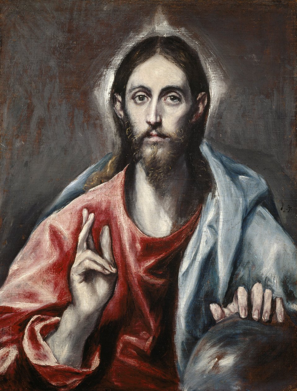 Mesih Blessing (Dünyanın Kurtarıcısı) by El Greco