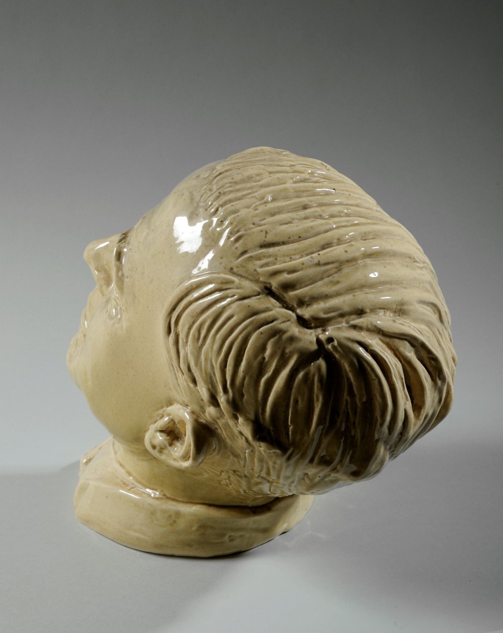 Bir Adamın Büstü, c.1934 (sırlı seramik) by Donald Hastings