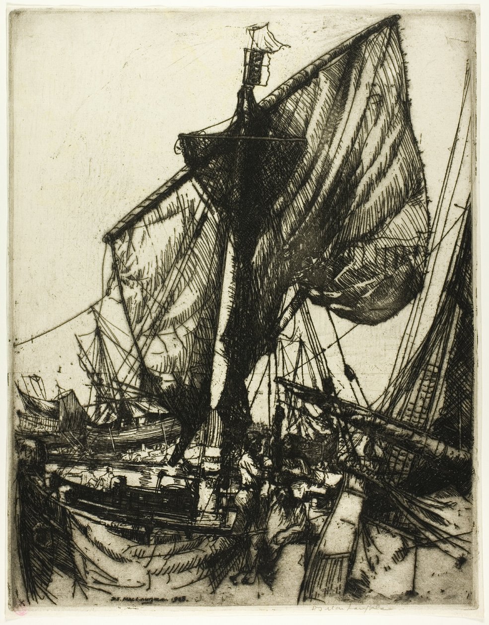 Chioggia Balıkçıları by Donald Shaw MacLaughlan