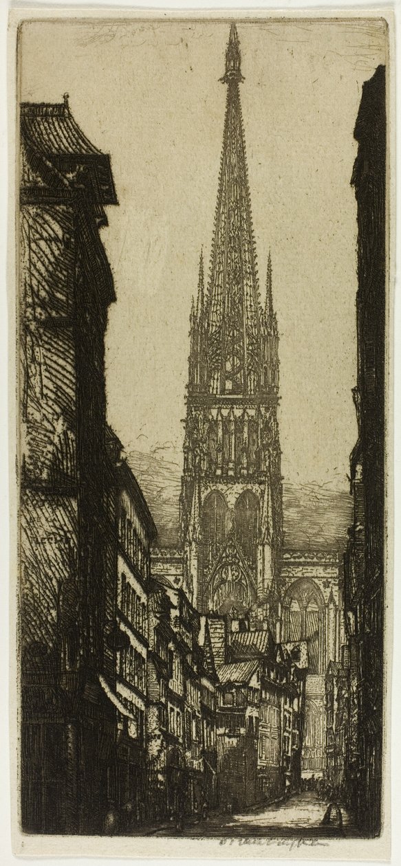 La Fleche, Rouen by Donald Shaw MacLaughlan