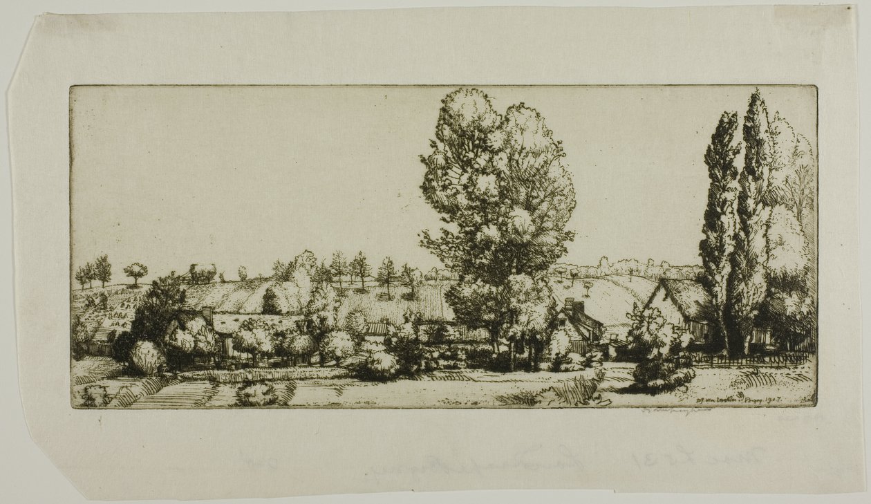 Manzara, Poigny by Donald Shaw MacLaughlan