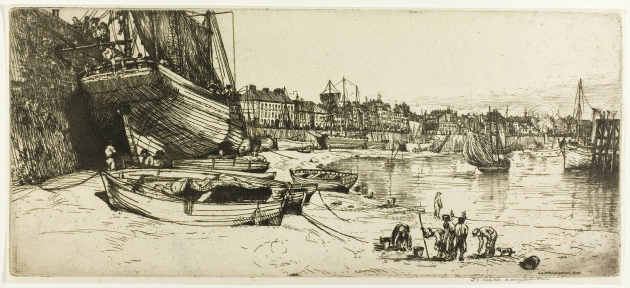 Boulogne-sur-Mer Limanı by Donald Shaw MacLaughlan