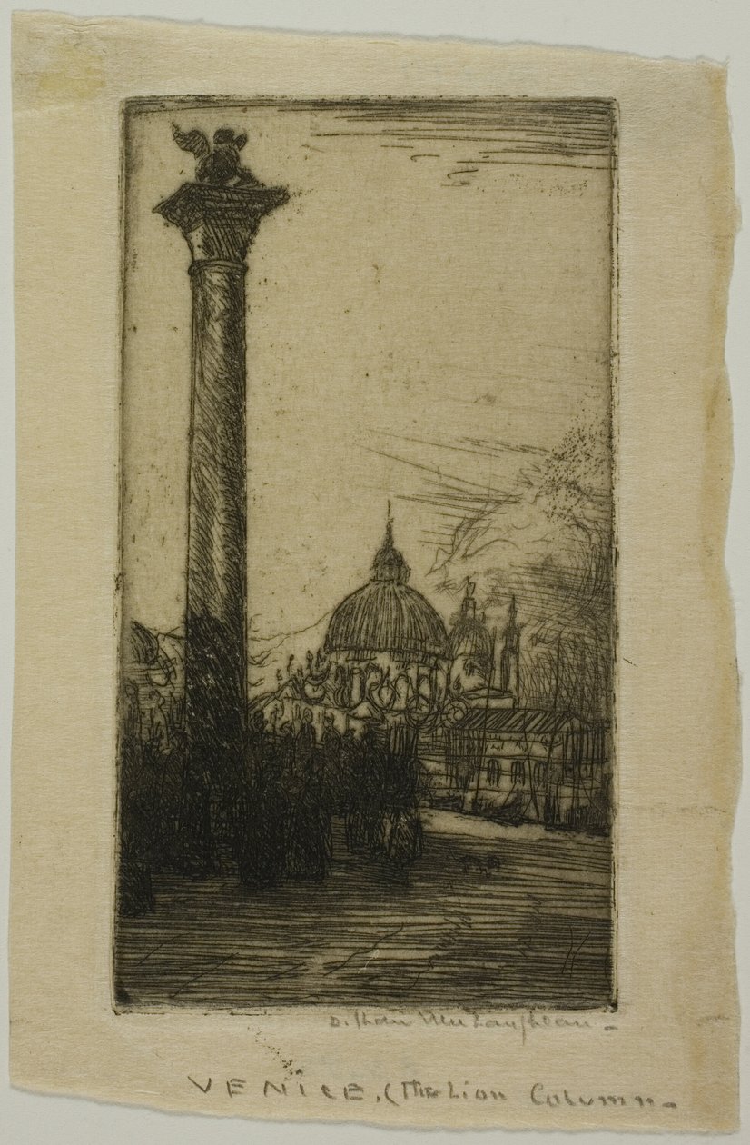 Aslanlı Sütun, Venedik by Donald Shaw MacLaughlan