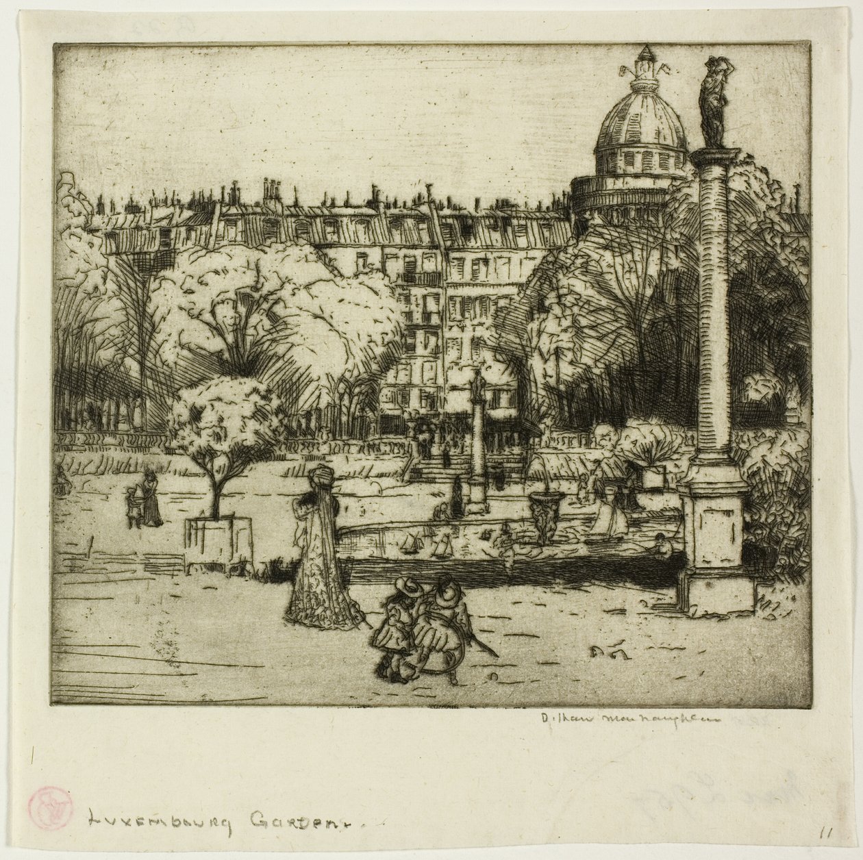 Lüksemburg Bahçeleri, Paris by Donald Shaw MacLaughlan
