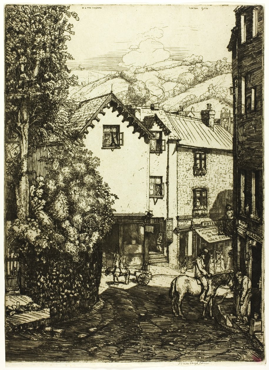 Lynton, İngiltere by Donald Shaw MacLaughlan